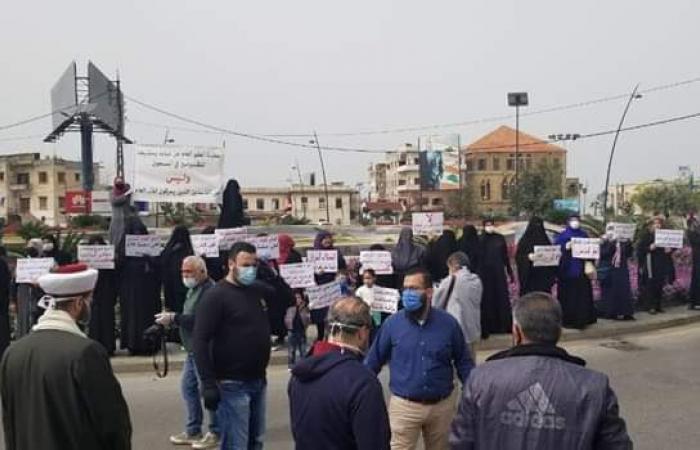 اعتصام لأهالي الموقوفين في طرابلس وصيدا للمطالبة بالعفو العام