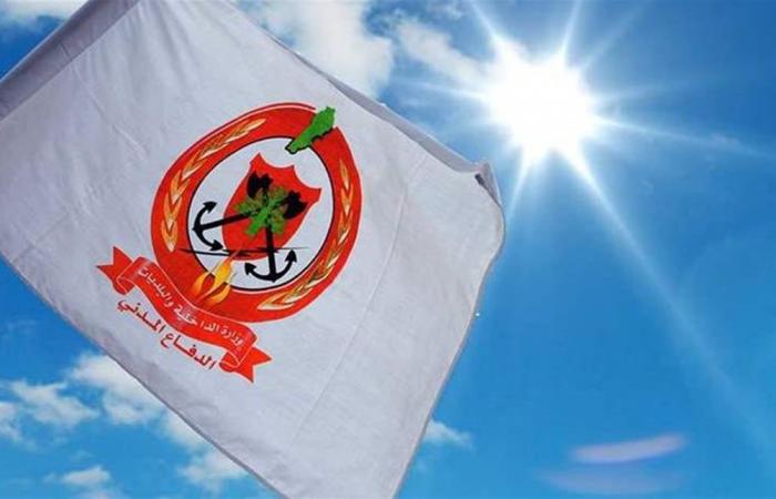 الدفاع المدني: انقاذ كلب محتجز تحت جسر قيد الانشاء في جديتا