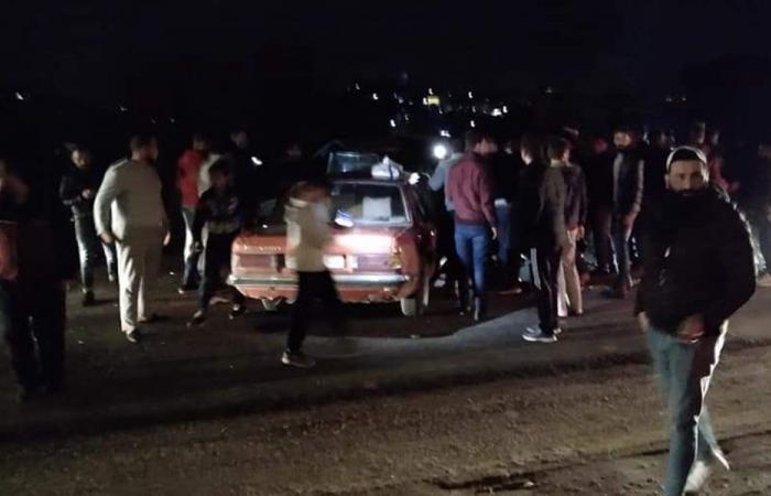 6 جرحى بحادث سير على طريق عام برقايل-جديدة القيطع