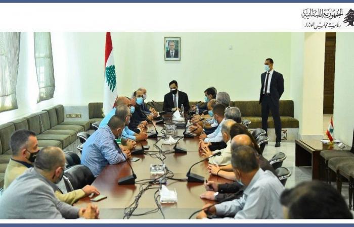 مشاكل المؤسسات على طاولة دياب