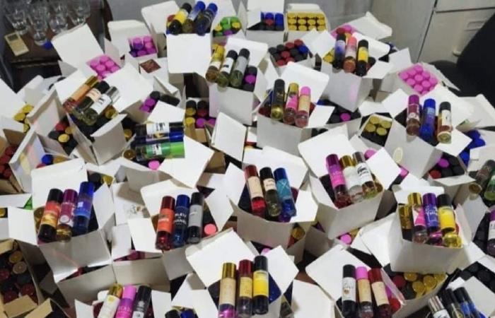 جمارك الشمال تضبط كمية كبيرة من العطور المقلدة