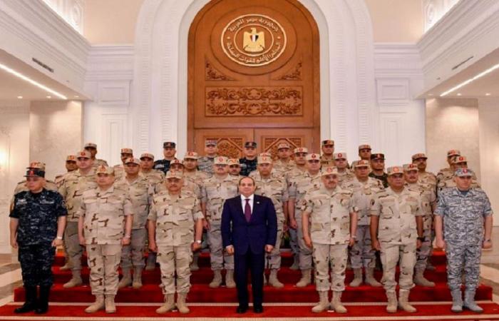 مصر… السيسي يصدر قرارا بترقية قيادات عسكرية