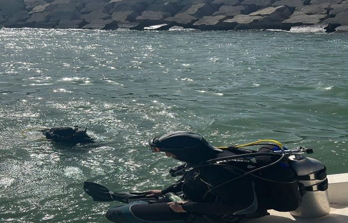 غرق مركب صيد في مرفأ الأوزاعي