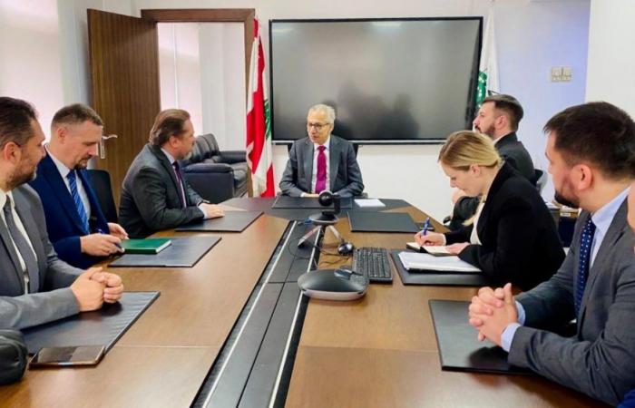 البساط يلتقي وفداً أوكرانياً لبحث تعزيز التعاون