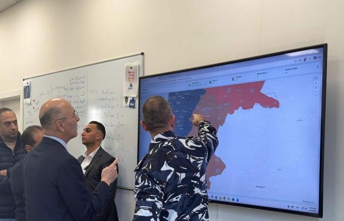 الحجار يتابع الأوضاع الأمنية وإجراءات إيواء النازحين