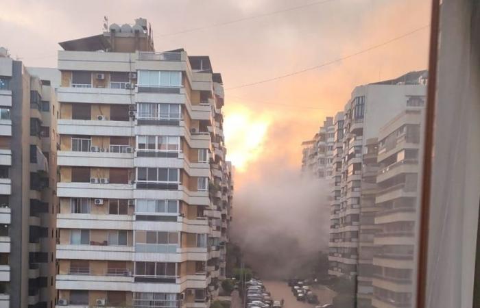 بالفيديو- القصف يتجدد على بيروت!