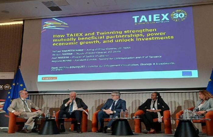 نصار من بروكسل: 3 مشاريع رئيسية ستعمل عليها وزارة العدل