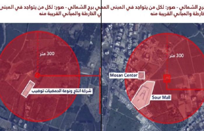 إنذار إسرائيلي عاجل لسكان برج الشمالي في صور