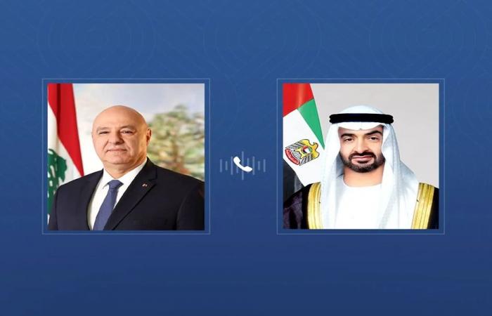 ماذا دار في الاتصال الهاتفي بين الرئيسين عون وبن زايد؟