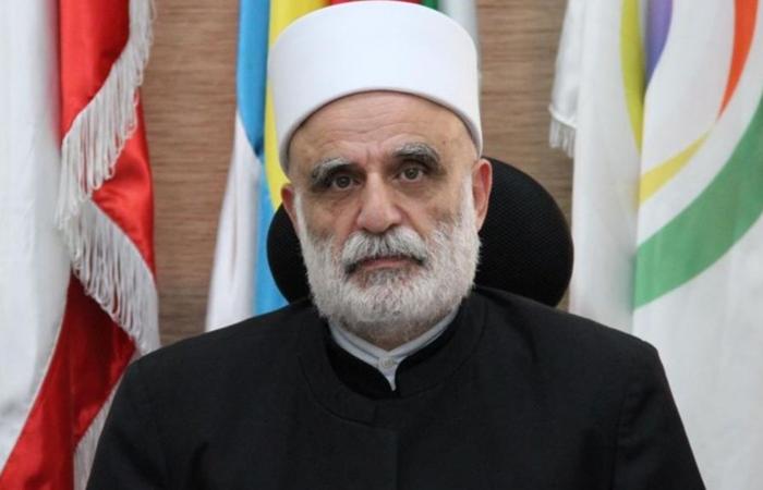 شيخ العقل عن وليد جنبلاط: قوي كهام السنديان