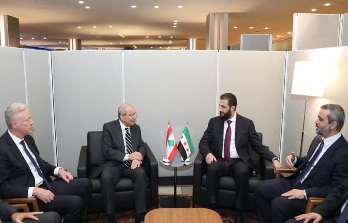 رجّي بعد لقاء الشرع: أكّدنا أهميّة تعزيز التعاون الثنائي