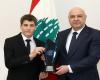 عون هنّأ كريستوفر فغالي بفوزه في Eurocup-3